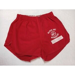 Vintage 70s Red Mater Dei Monarchs Shorts Collegiate Pacific USA 28 S 30 Athletc